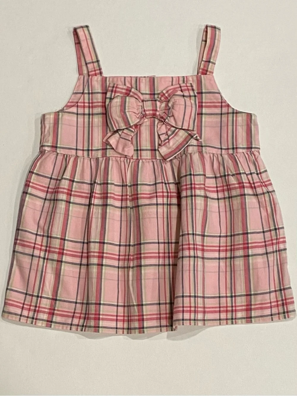 Vintage Gymboree Girls Pink, Gray and White Classroom Kitty Short Set Size 4